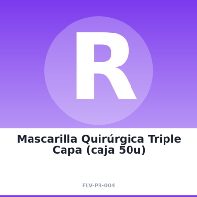 Mascarilla Quirúrgica Triple Capa (caja 50u)