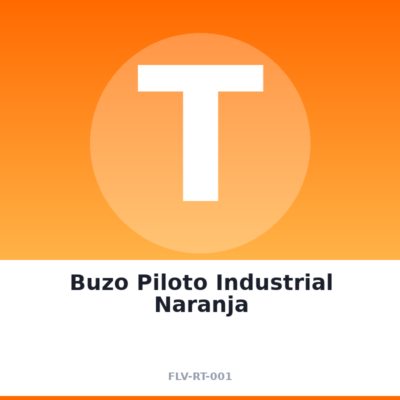 Buzo Piloto Industrial Naranja